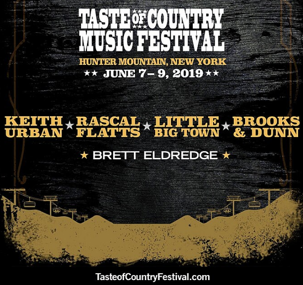 Taste Of Country Music Festival - June 7 to 9, 2019