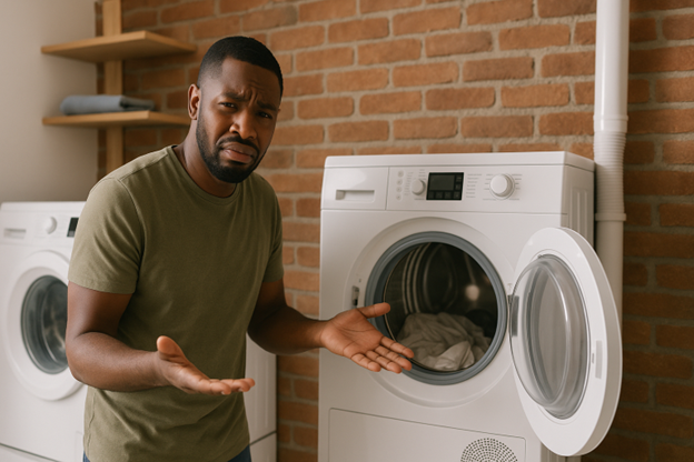 When the Dryer Doesn’t Dry: The Hidden HVAC Issue in Your Laundry Room
