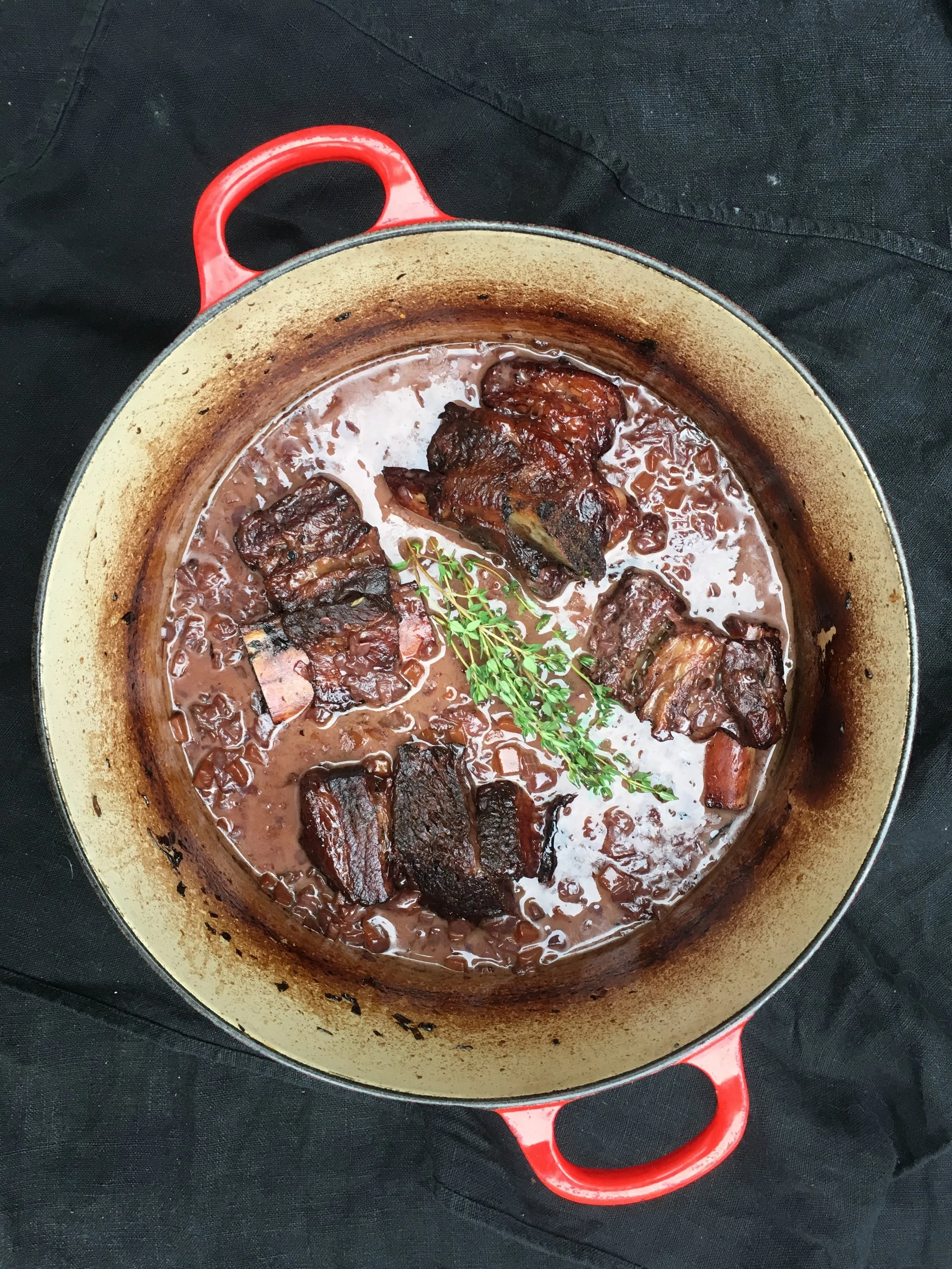 Red Wine Braised Short Ribs