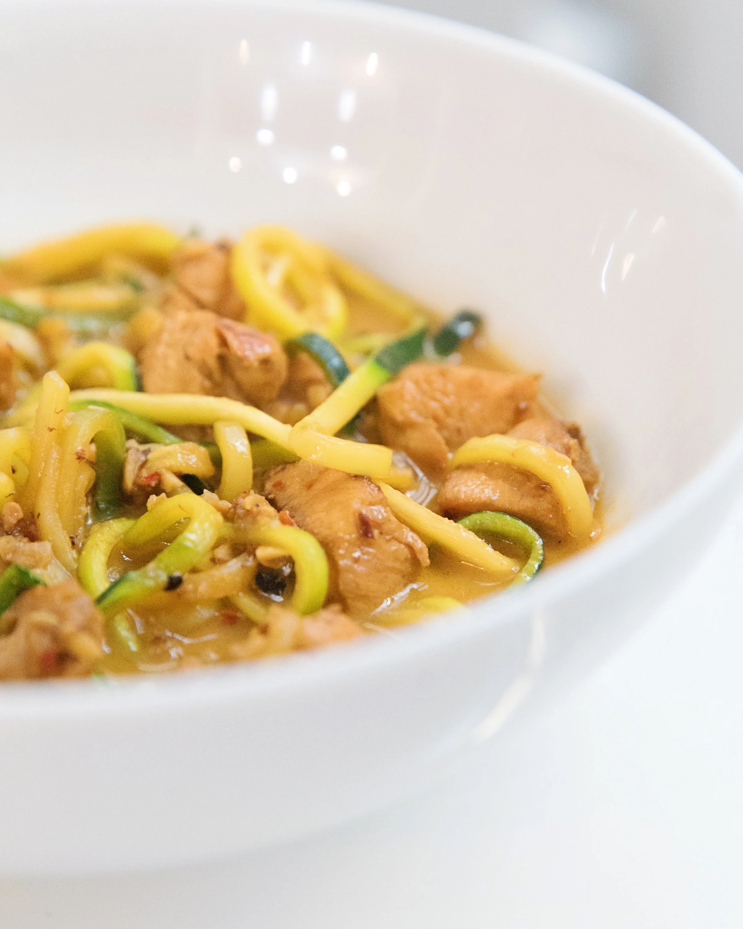 Thai Chicken Coconut Curry with Zoodles