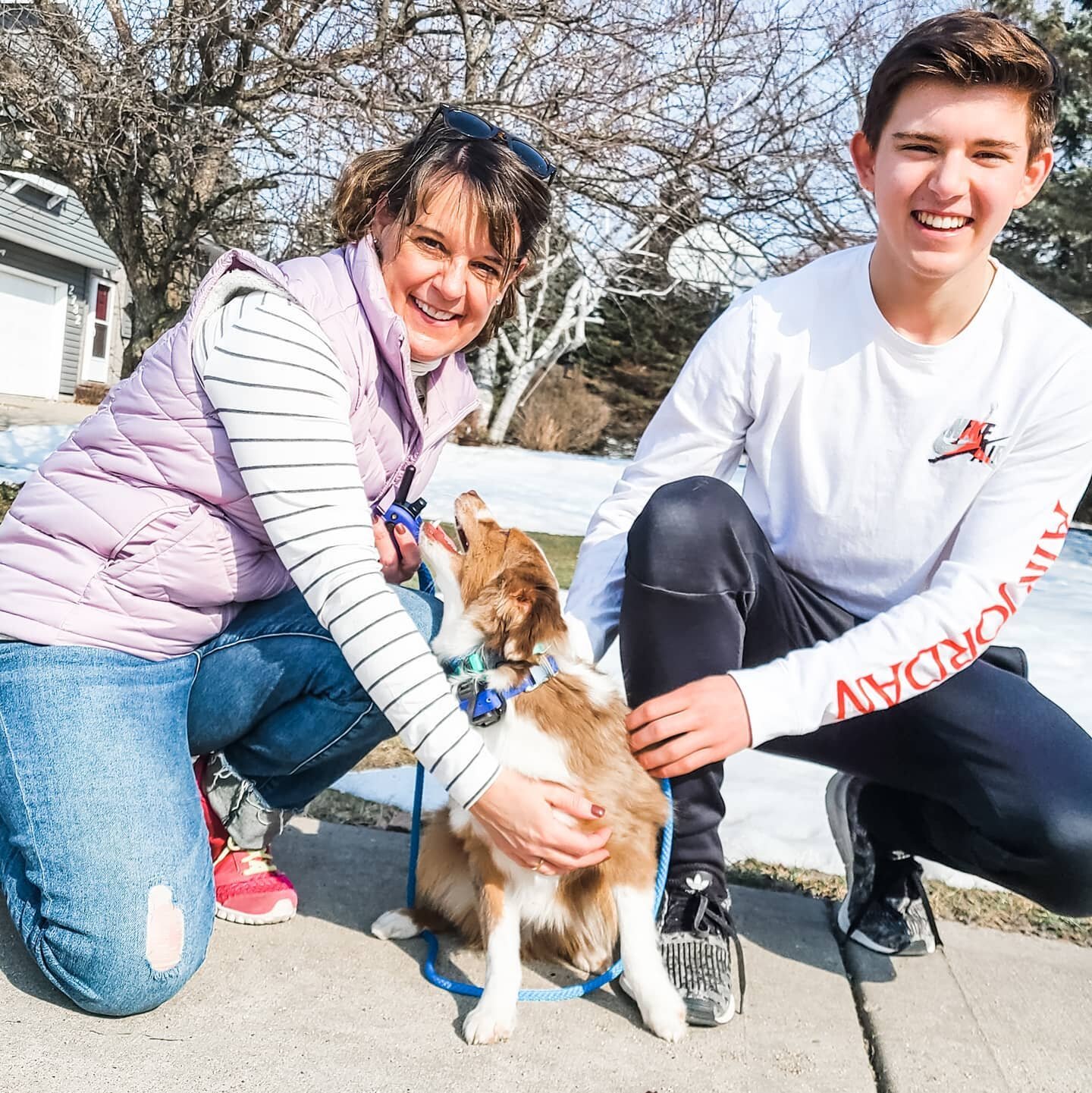 There's a lot of reasons to smile when this little goof ball is around... and now that he's a little goof ball with more manners there will be no stopping this fam!

You go, Rocco!