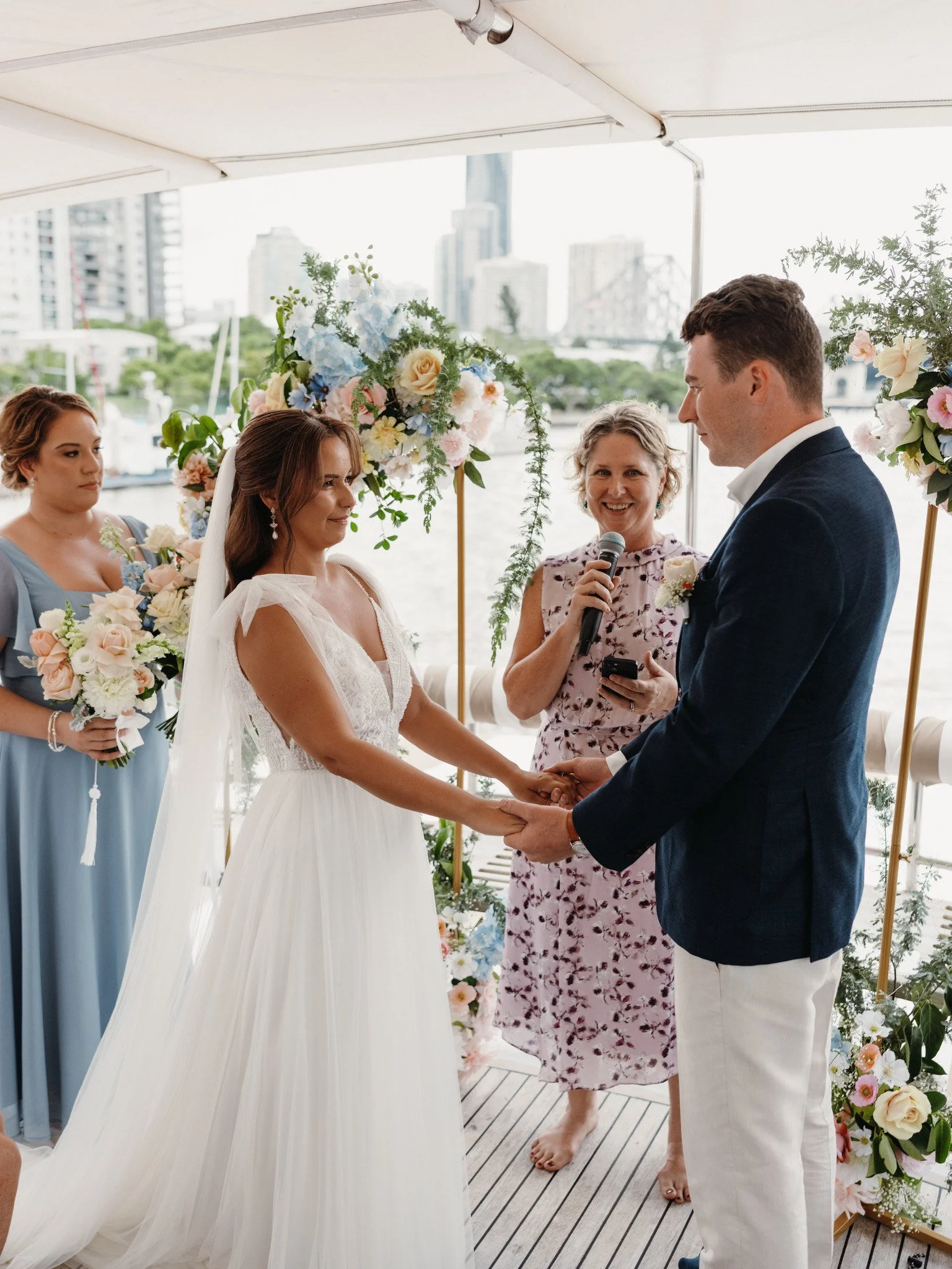 Brisbane River Yacht Wedding_Trudy the Brisbane Celebrant