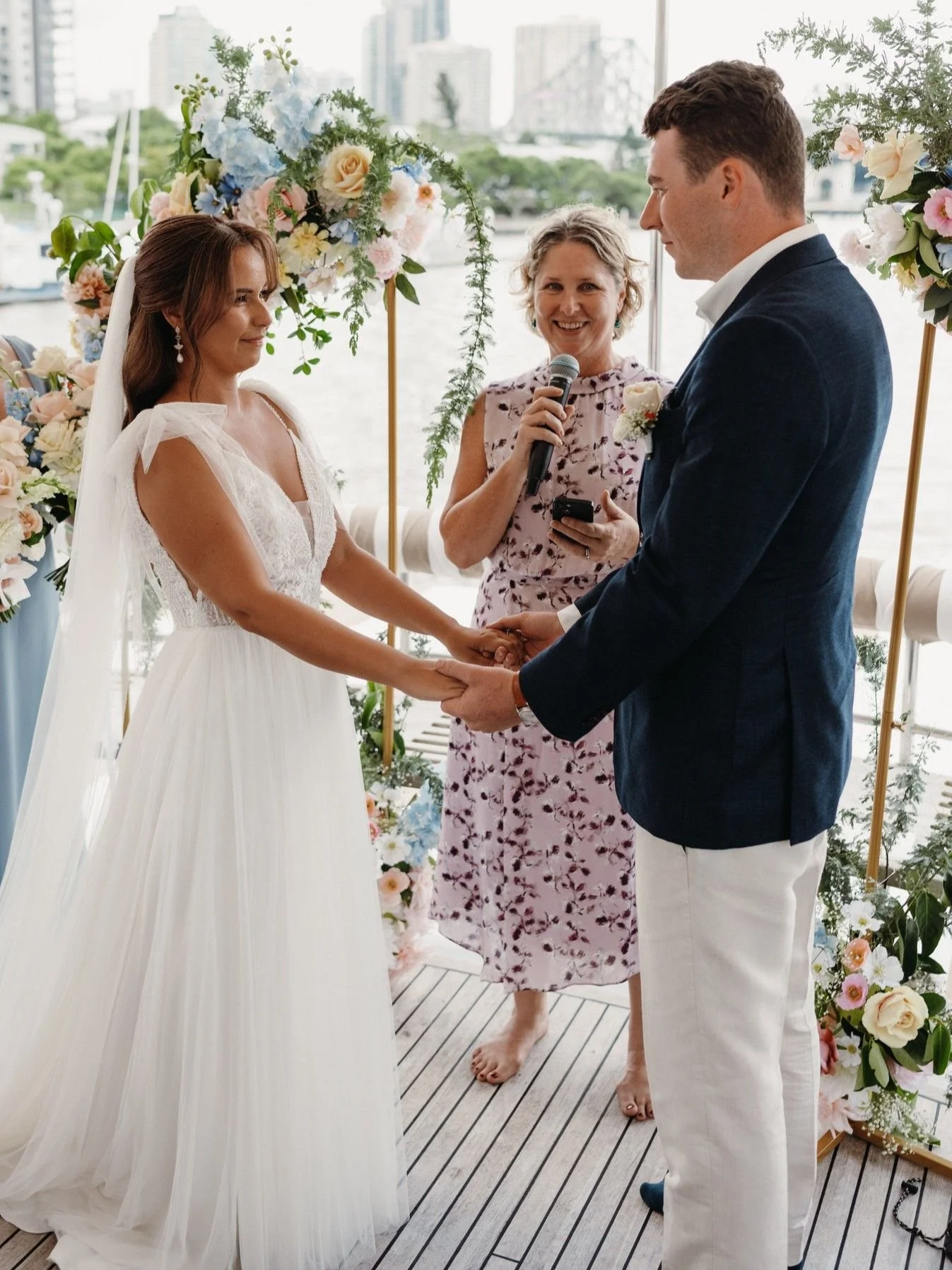 Brisbane River Yacht Wedding_Trudy the Brisbane Celebrant