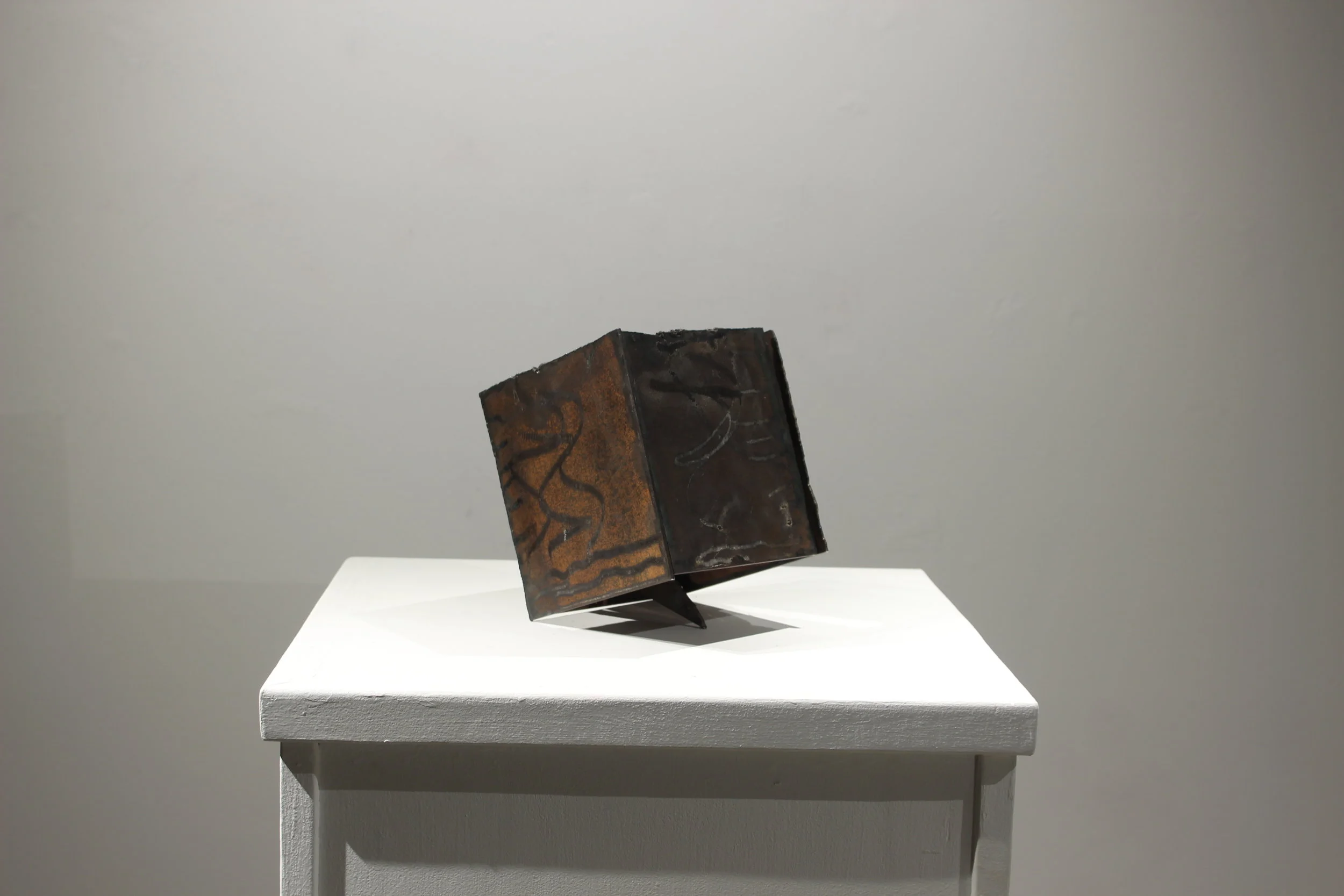 Self Portrait, 2018, 9"x7"x7"