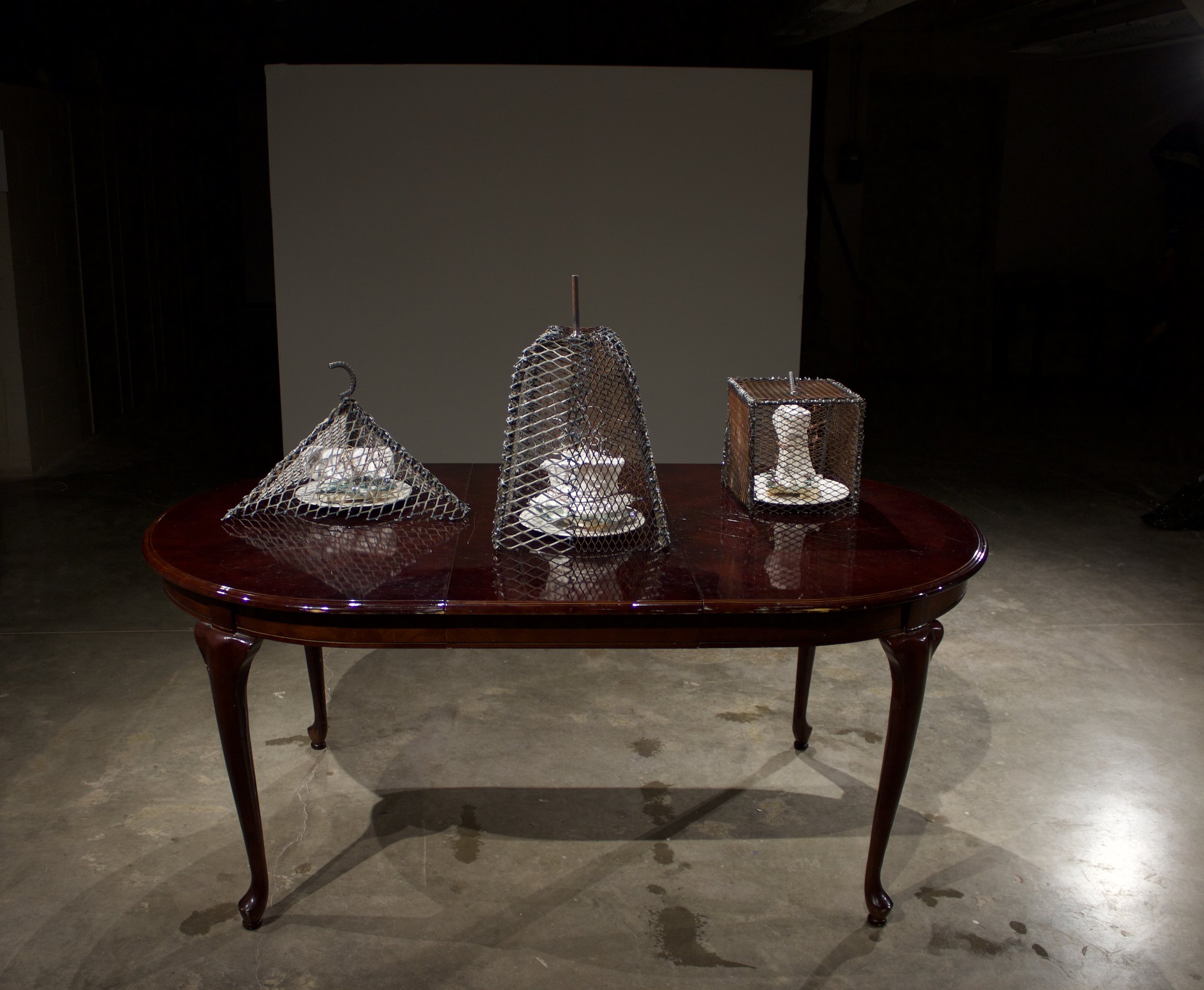 Dining Time Memories, 2018, 51"x69"x41"