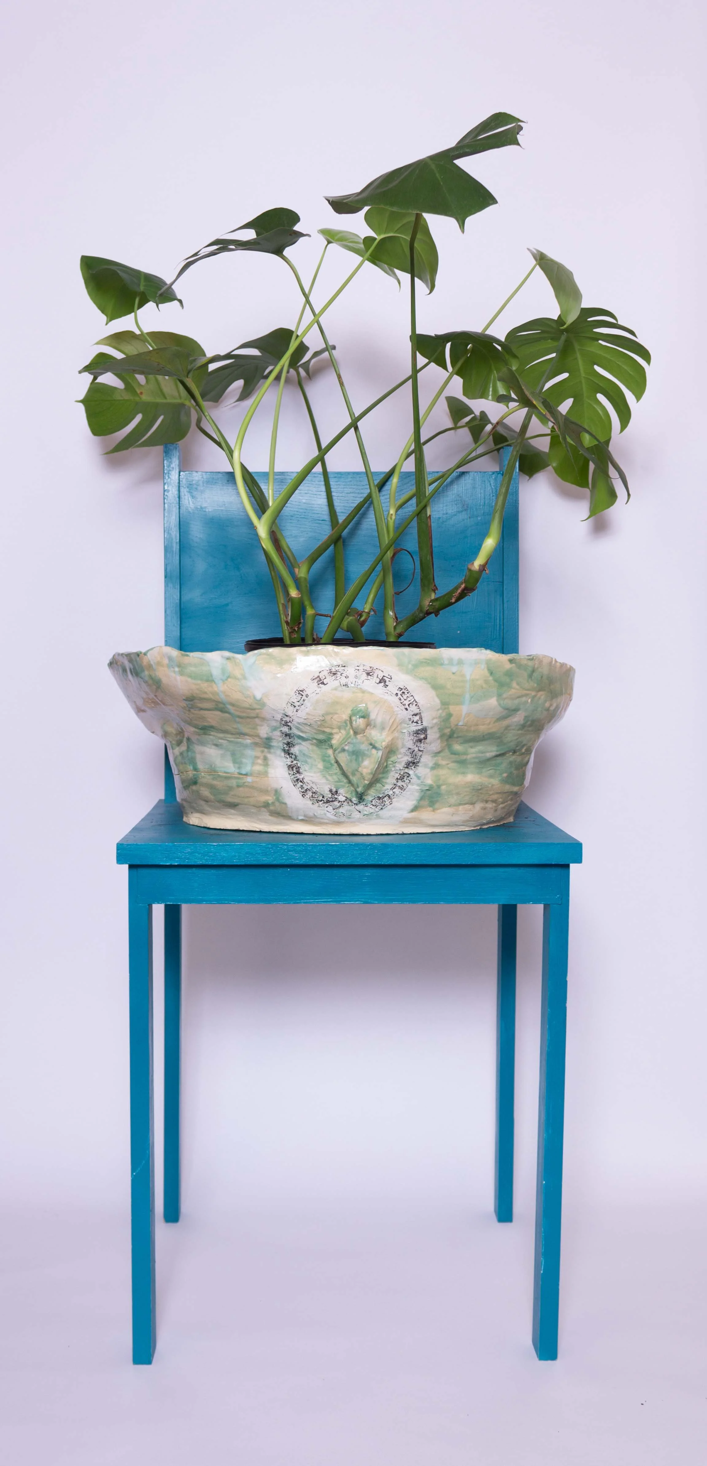 Turquoise Plant Stand 2, 2023
