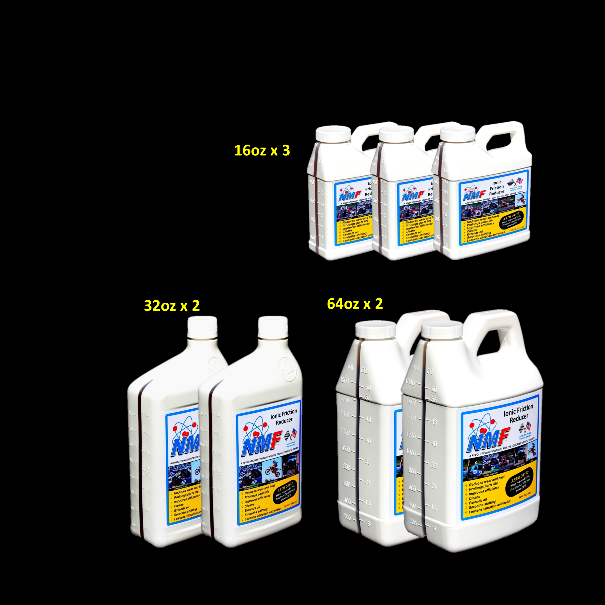 Dealer Mixed Case, Large (64oz x 2, 32oz x 2, 16oz x 3)