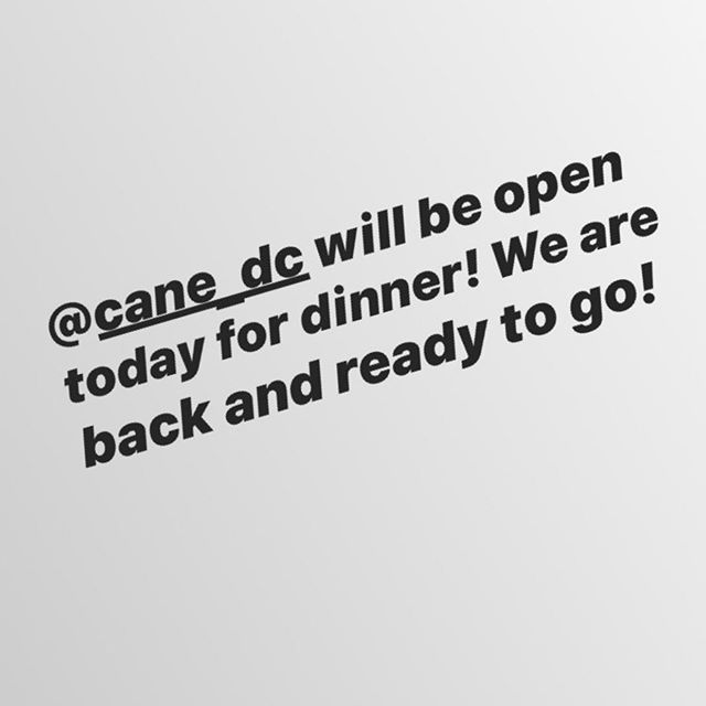 Come in for dinner tonight! We are open!! Thanks for positive vibes!