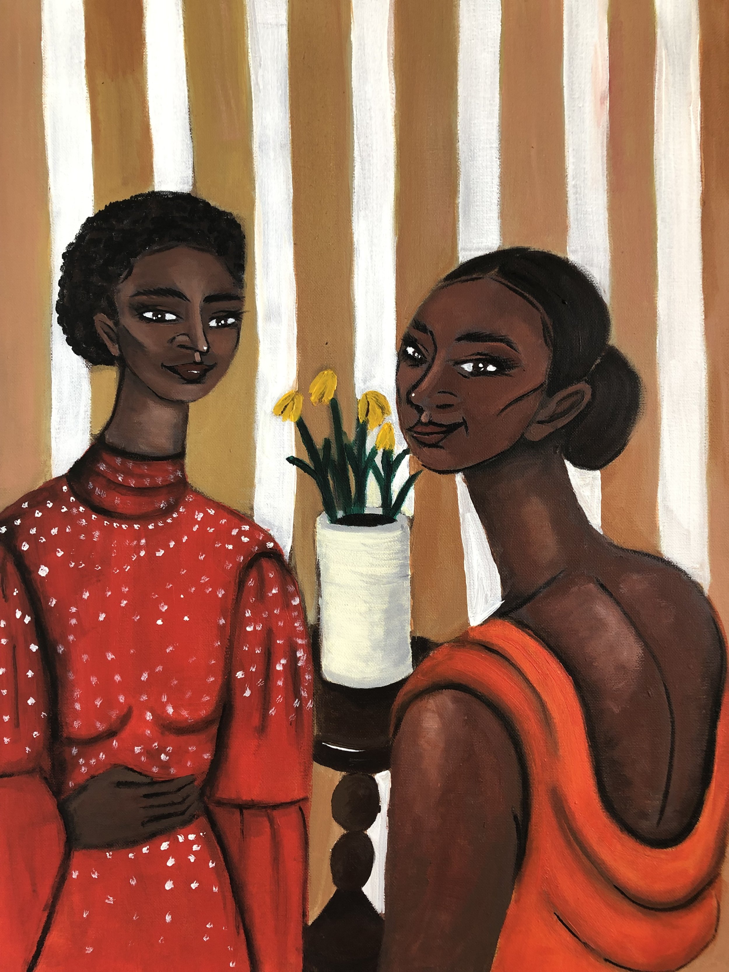 Untitled (Two Ladies), 2019