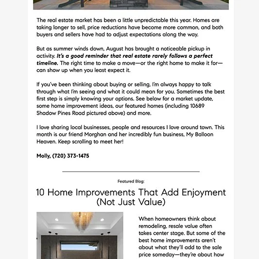 2026 Highlands Ranch Market Update - Molly Petrelli
