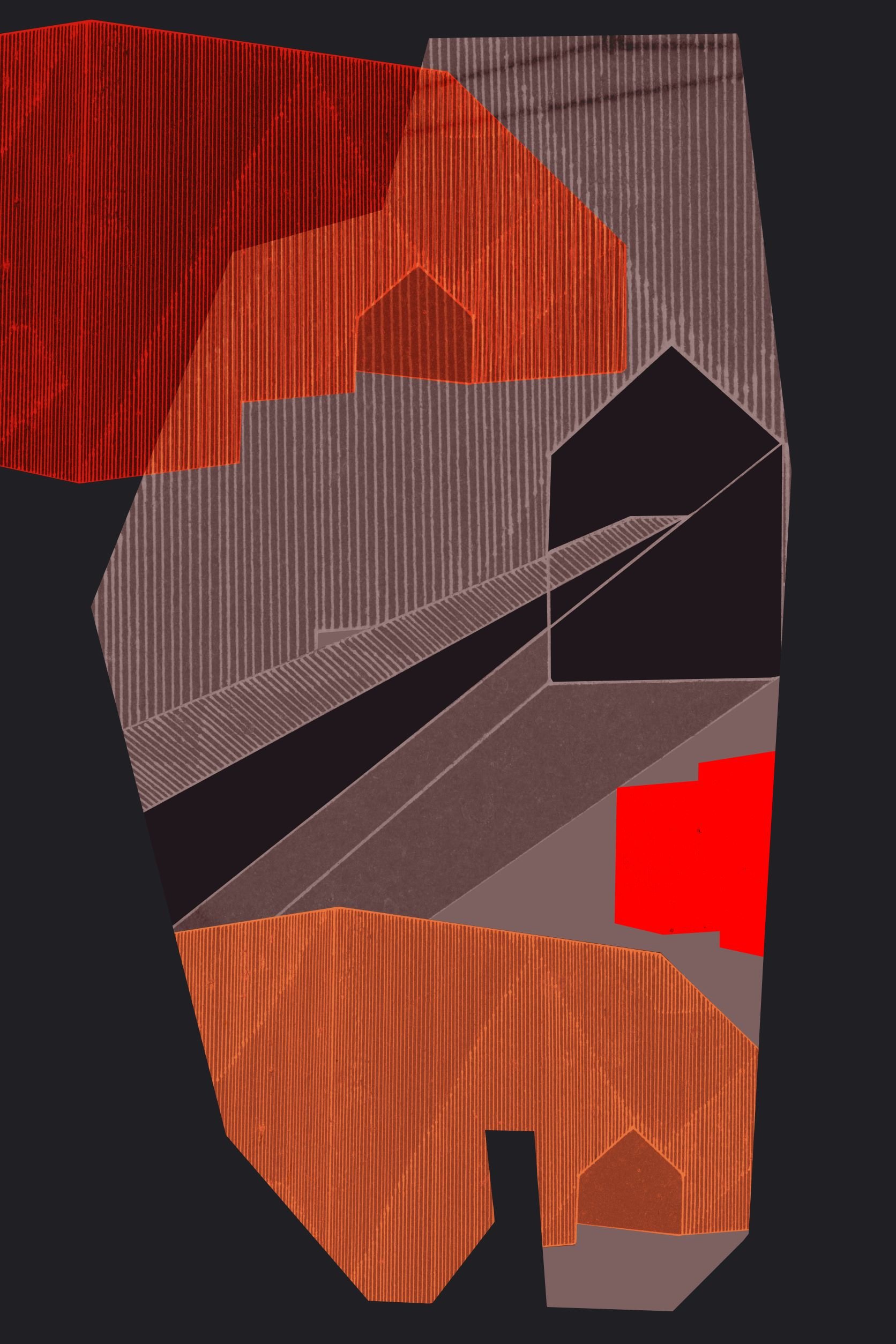  Smelter I | 2021 | Digital print to vinyl on acrylic panel | unique state | 80 x 120 cm 