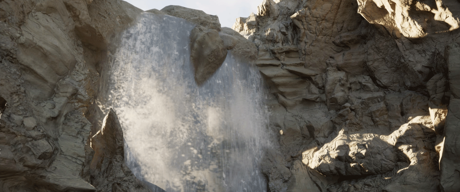 Material with VFX and Painted Foam