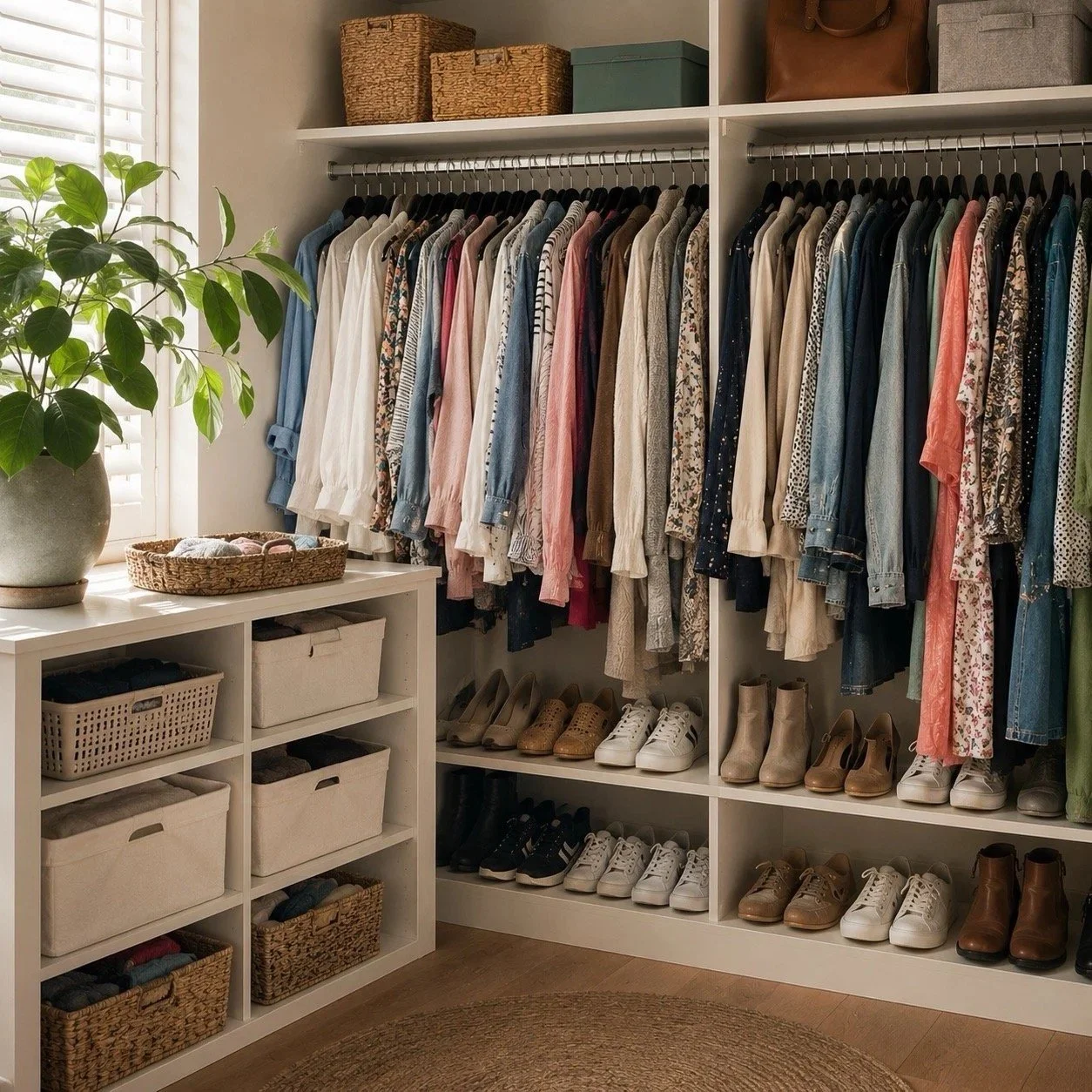 Wardrobe styling at home with a Spree with Me personal stylist