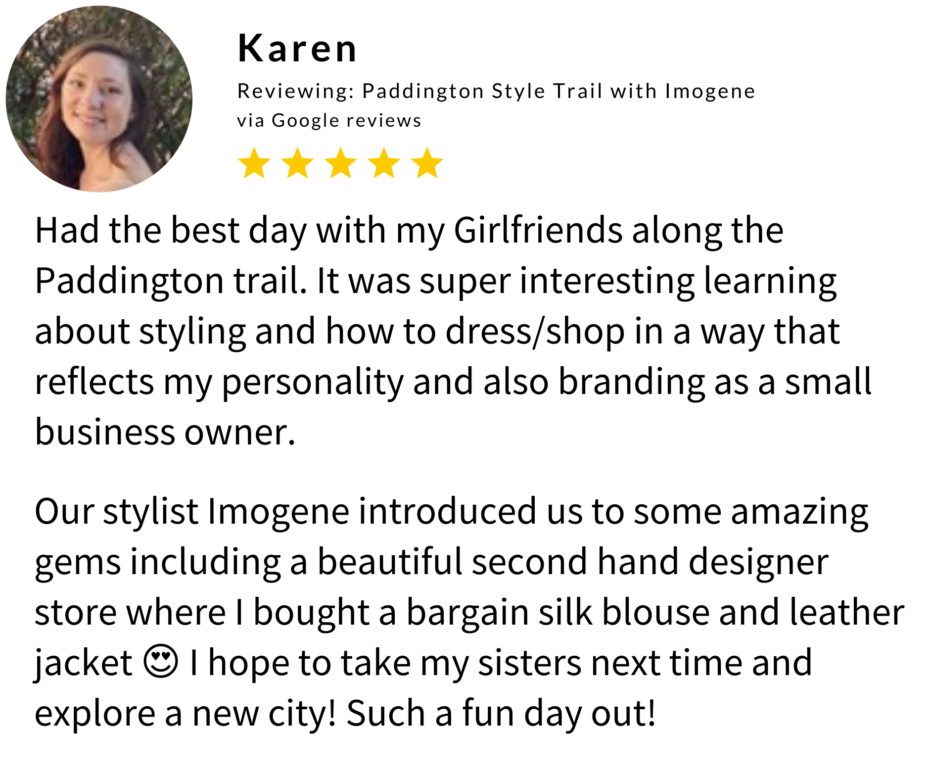 Karen_Brisbane Spree with Me Personal Stylist Review.png