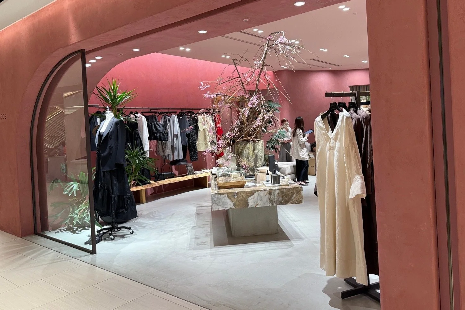 Inside a Tokyo boutique on a Spree with Me shopping tour