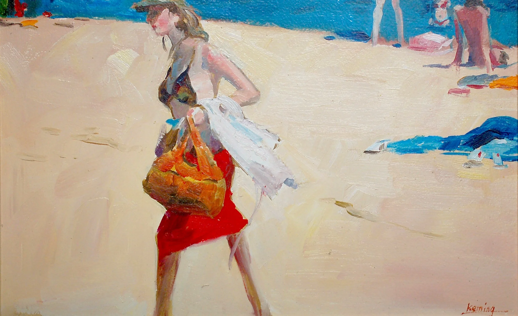 Figures on the Beach V, Williamstown