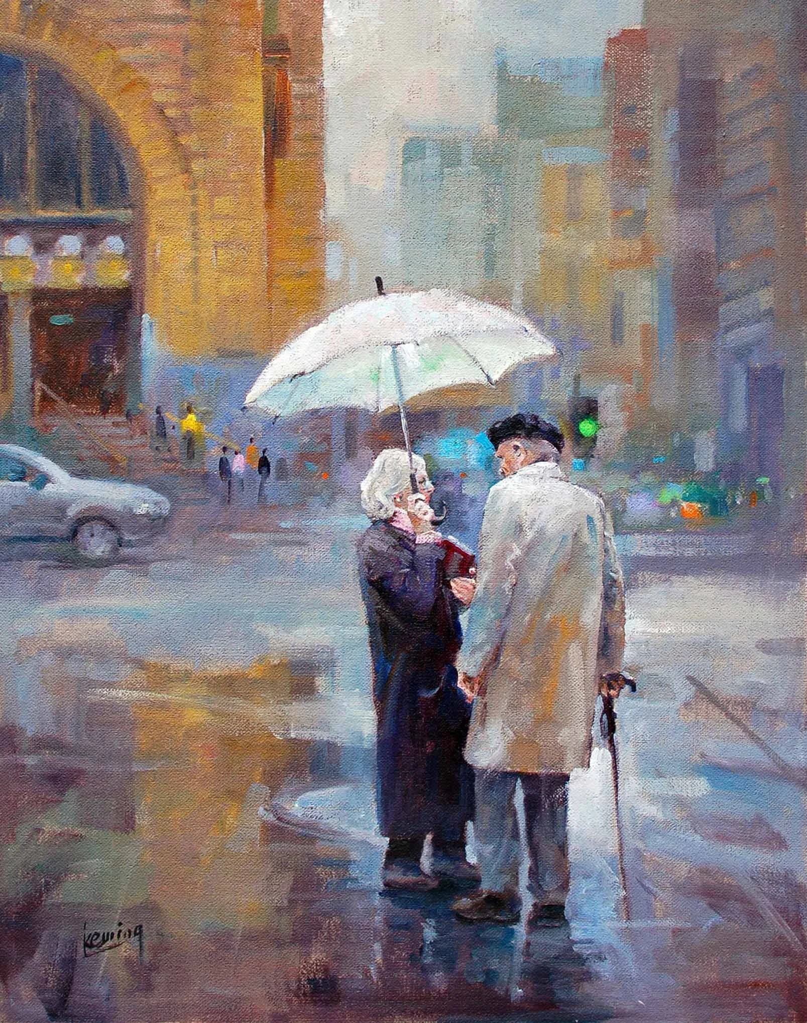 The Meeting in the Rain