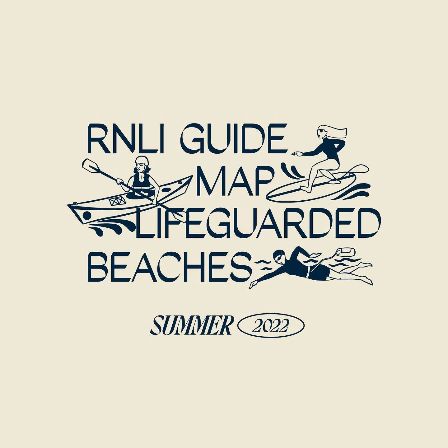 A pleasure to work with the @rnli back in Spring, putting together some illustrations for their lifeguarded beaches guide summer 2022. Always a joy to help out in a tiny way an amazing charity who does some incredible work. Thanks for having me &hear