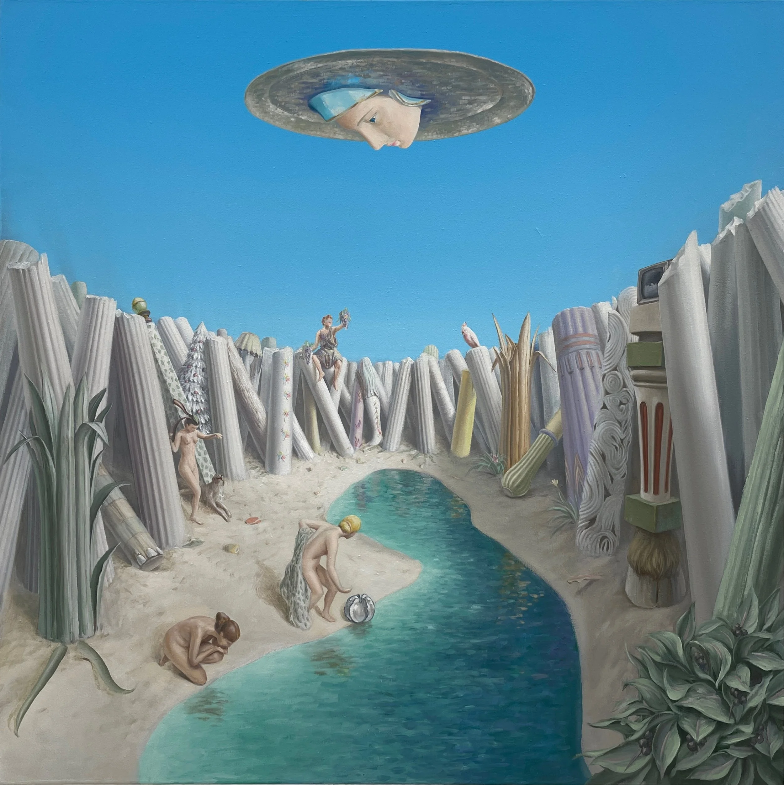 <Elysian Inquiry> oil on canvas, 80 x 80 cm, 2025.JPG