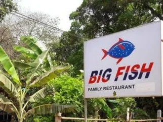 BIG FISH in Assagao. A very spicy Fish Thali.