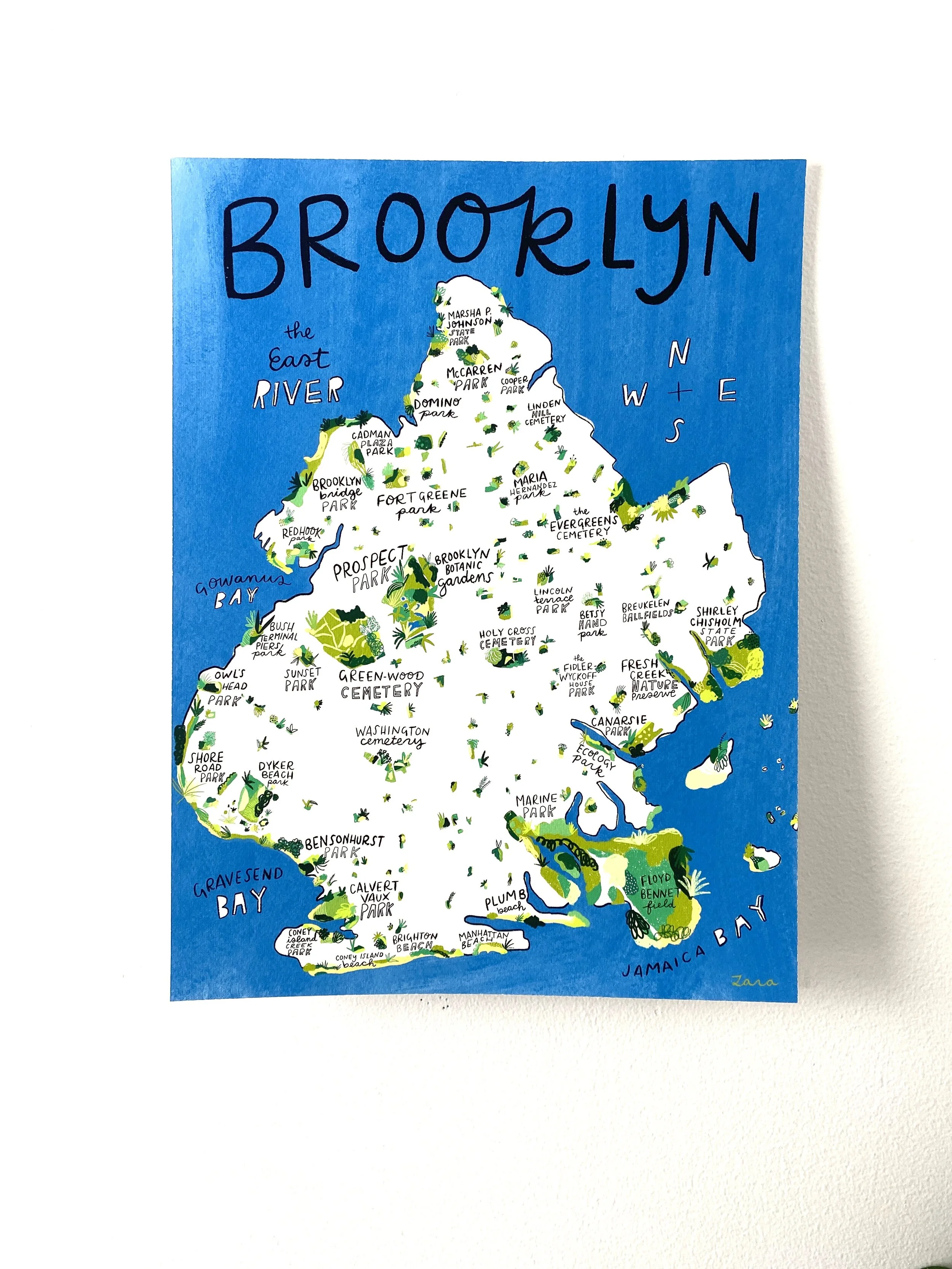 Brooklyn Green Spaces / Art Print