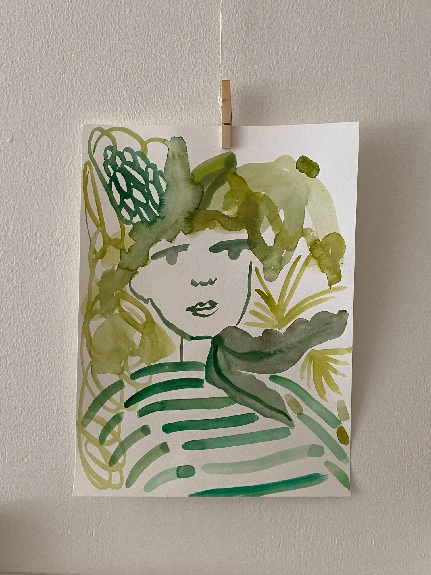 Plant Portrait in green