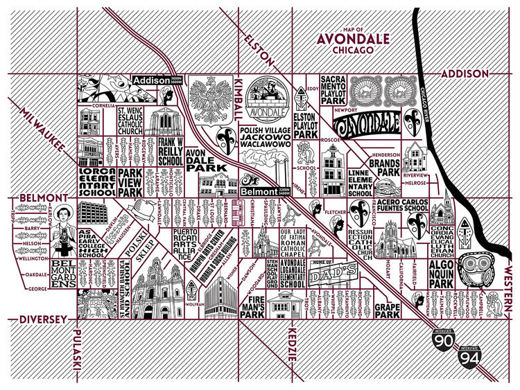 Avondale Map -  Purchase a map here