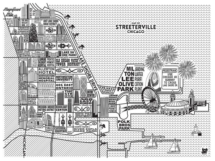 Streeterville Map -  Purchase a map here