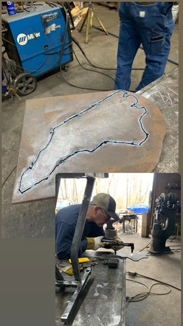 North Carolina Shaped Baseplate + Fire Tools