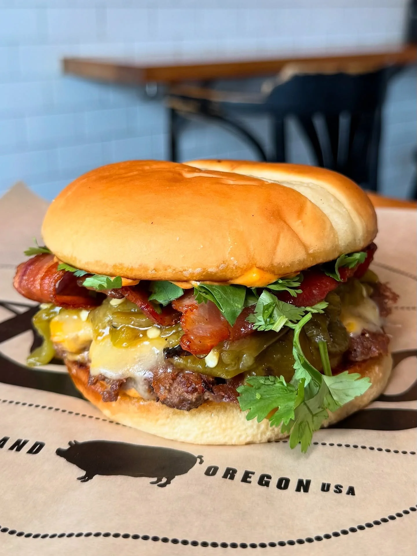 You still have a week left to grab our HATCH GREEN Chilie Burger, PDX! 🍔 ✨ it&rsquo;s only here for a limited time. 

If you haven&rsquo;t tried it yet, what the heck are you waiting for? We&rsquo;ll be slinging sandos, 🥪 have some amazing beers 🍻