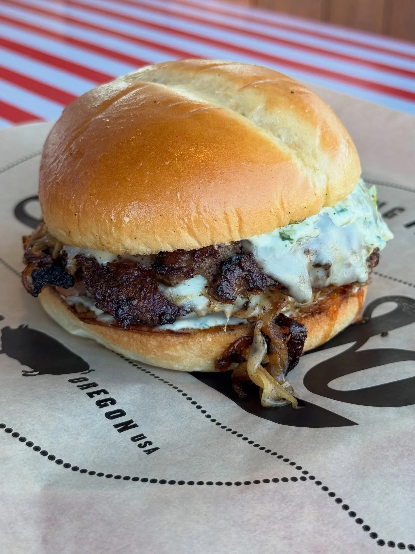 Not to rush you, but the Sancho Burger leaves on the 15th of February! 😮&zwj;💨 Double smash burger, jalape&ntilde;o heat, pepper jack, cilantro lime crema, yeah, it goes crazy. Come through PDX! 🍔🔥 

PS - add bacon 🥓 and thank us later! 
&bull;
