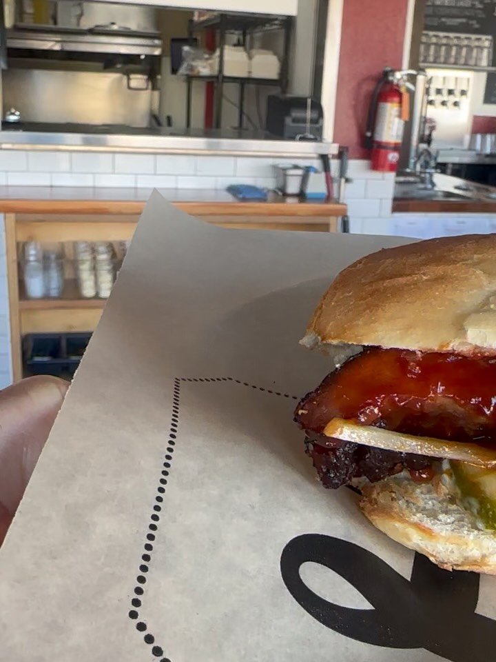 The RickRib is back!! ✨ 🥪 

Full disclaimer - this sandwich contains 100% rib meat! 🤤 

It&rsquo;s an all killer, no filler, elevated fast food experience! 

The sandwich that cease and desist dreams are made of. 

Mickey Deez nutz probably has big