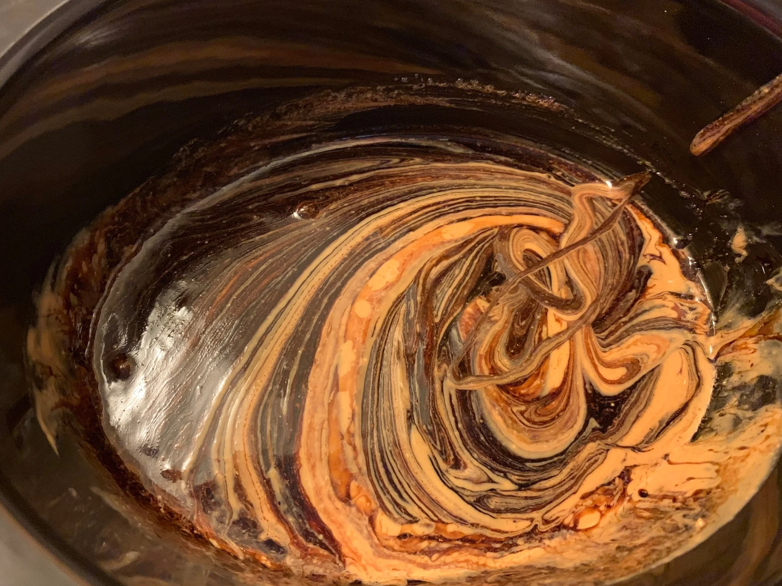 I usually use agave or syrup. But since I was out of both of those, I decided to try to use molasses. It works, but it is a strong taste and not as sweet as agave or syrup. I tried to add cocoa, but that didn’t help much. But if you are okay with the taste, molasses is nutrient dense. It contains no fat, zero added sugars, and is a good source of calcium and potassium!