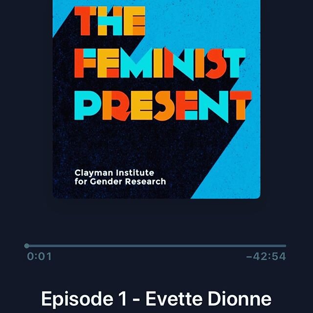 Great interview with Black feminist culture writer Evette Dionne about her new book, Lifting as We Climb. I&rsquo;ve been enjoying working with Feminist Present on their music and this is their first episode (Interview starts around 11:30&ldquo; /// 