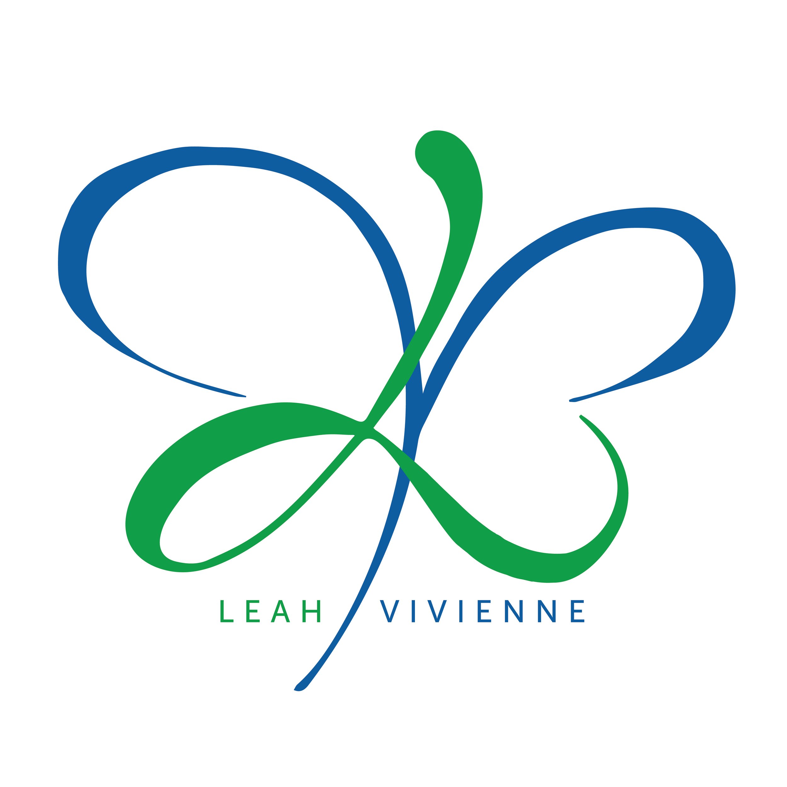 Leah and Vivienne Butterfly logo