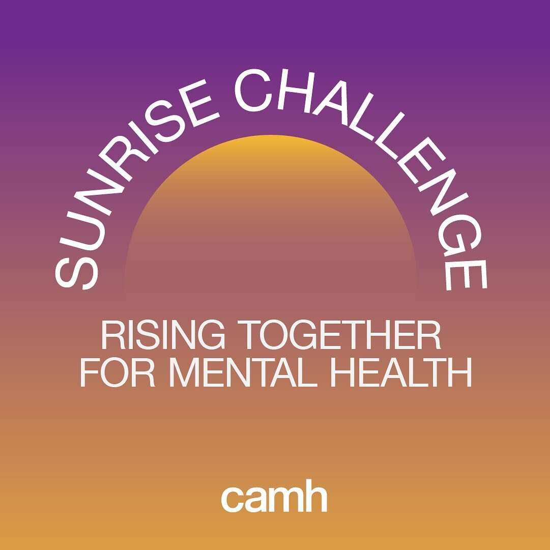 Hey community! I&rsquo;ve just created a Mimico team for the #CAMHSunriseChallenge. I got into Heath and Fitness to help manage my own mental health - having suffered from anxiety and depression. CAMH is doing amazing work to advocate for better ment