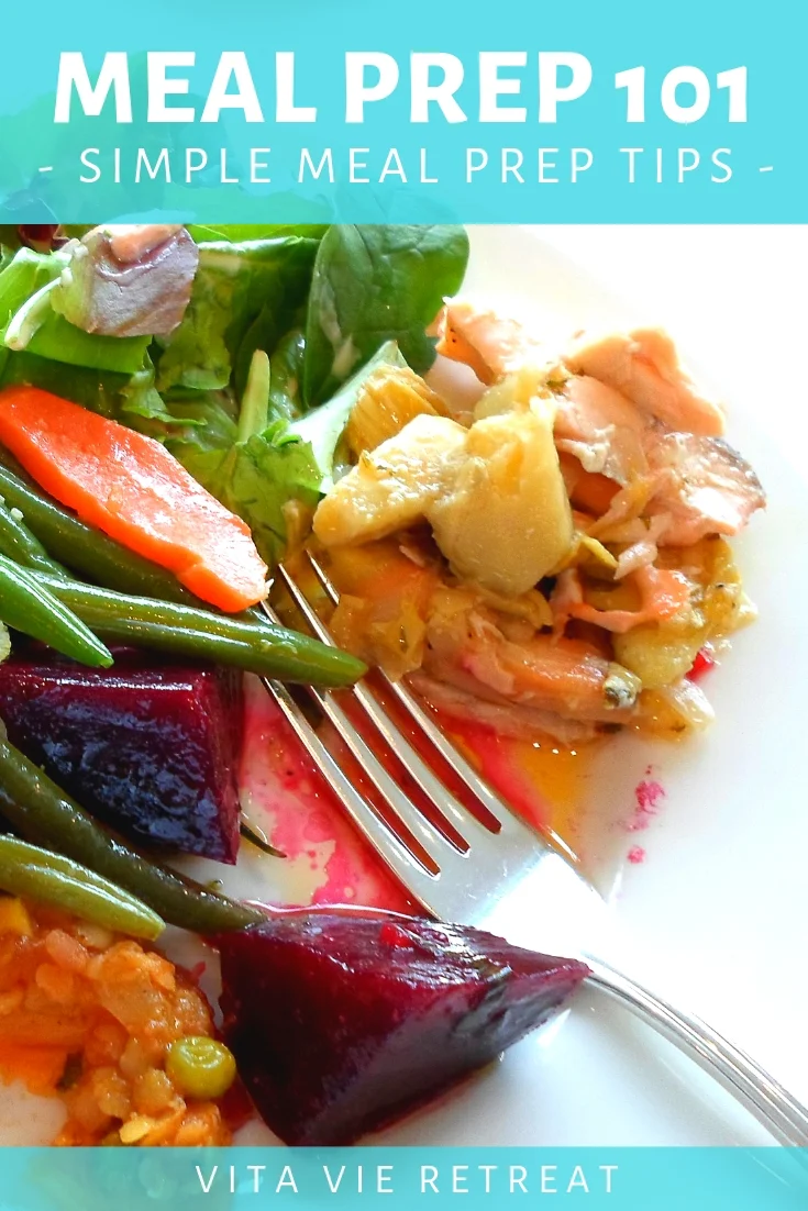 Person enjoying a meal that they prepped before hand for healthy eating.