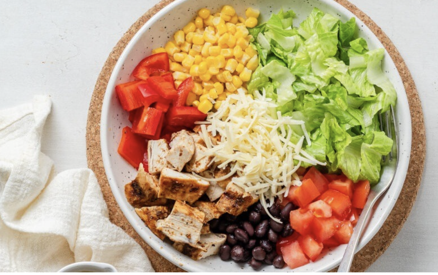 High Protein Grilled Cajun Chicken Salad