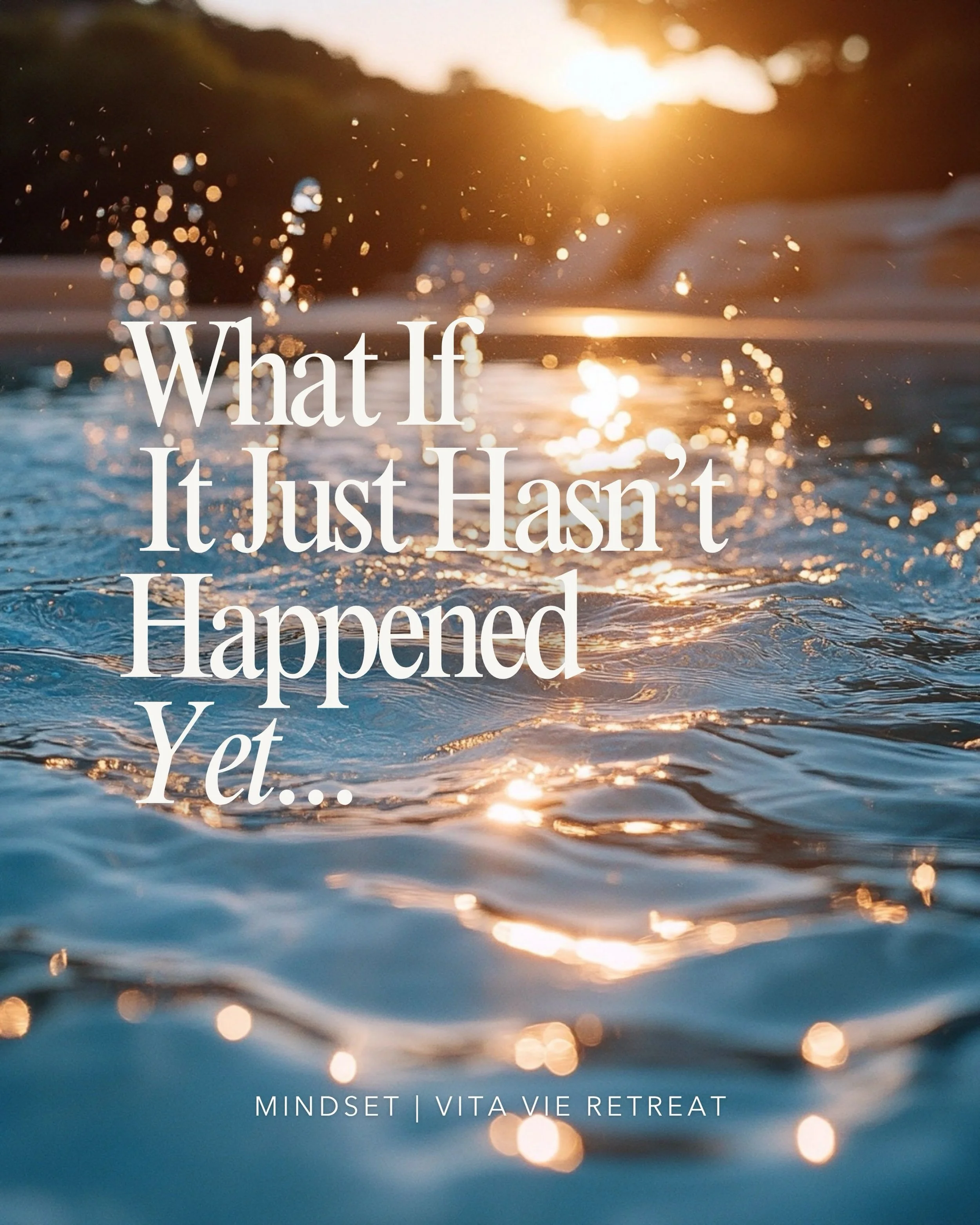 Mindset shift ✨

What if it hasn&rsquo;t happened yet? There&rsquo;s so much power in that little word: yet.

I haven&rsquo;t reached my goal&hellip; Yet. 
I&rsquo;m not where I wanna be&hellip; Yet. 
I haven&rsquo;t figured this out&hellip; Yet.

it