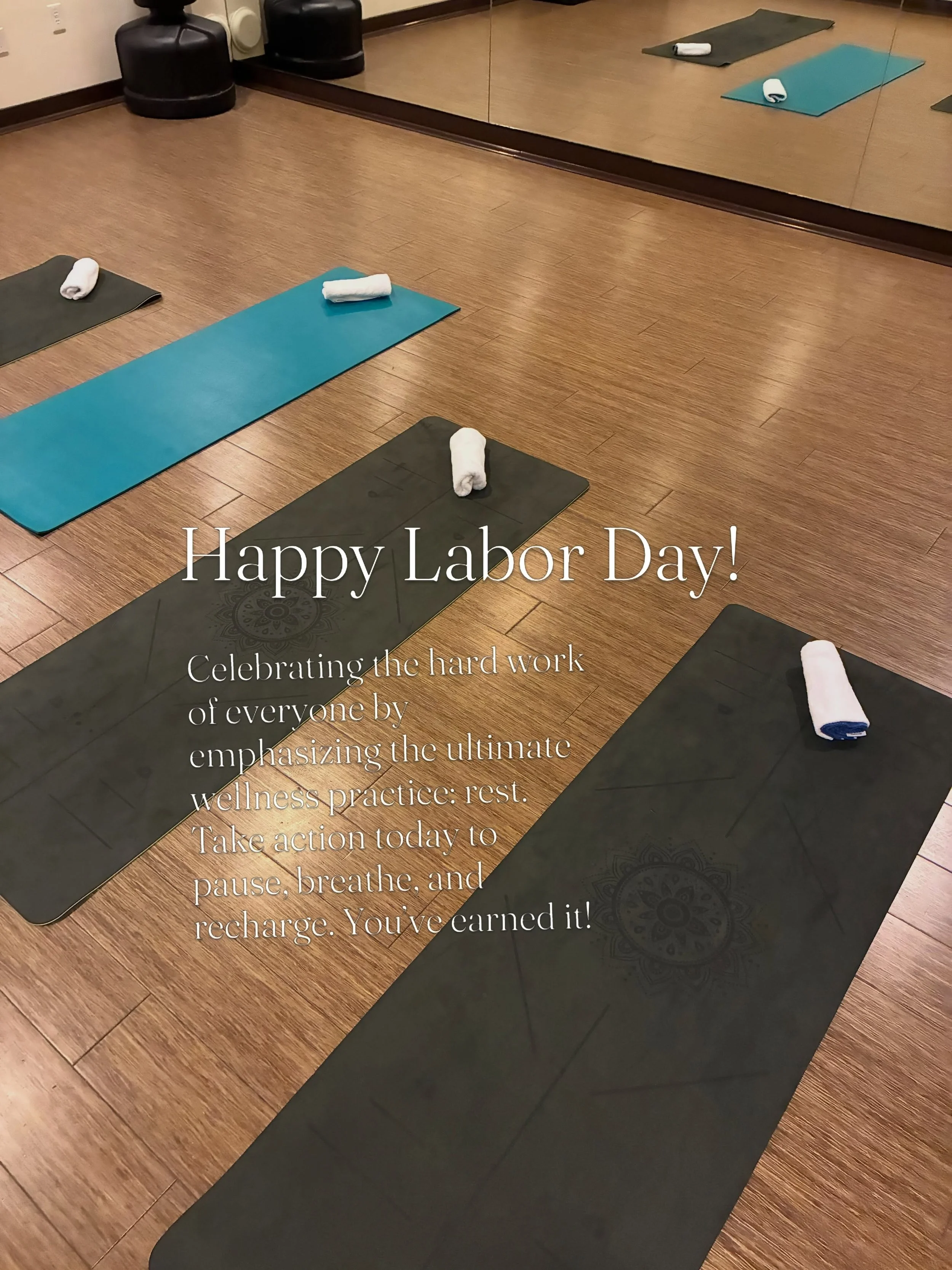 Wishing you a peaceful and restorative Labor Day! #labordayweekend #rest #wellness