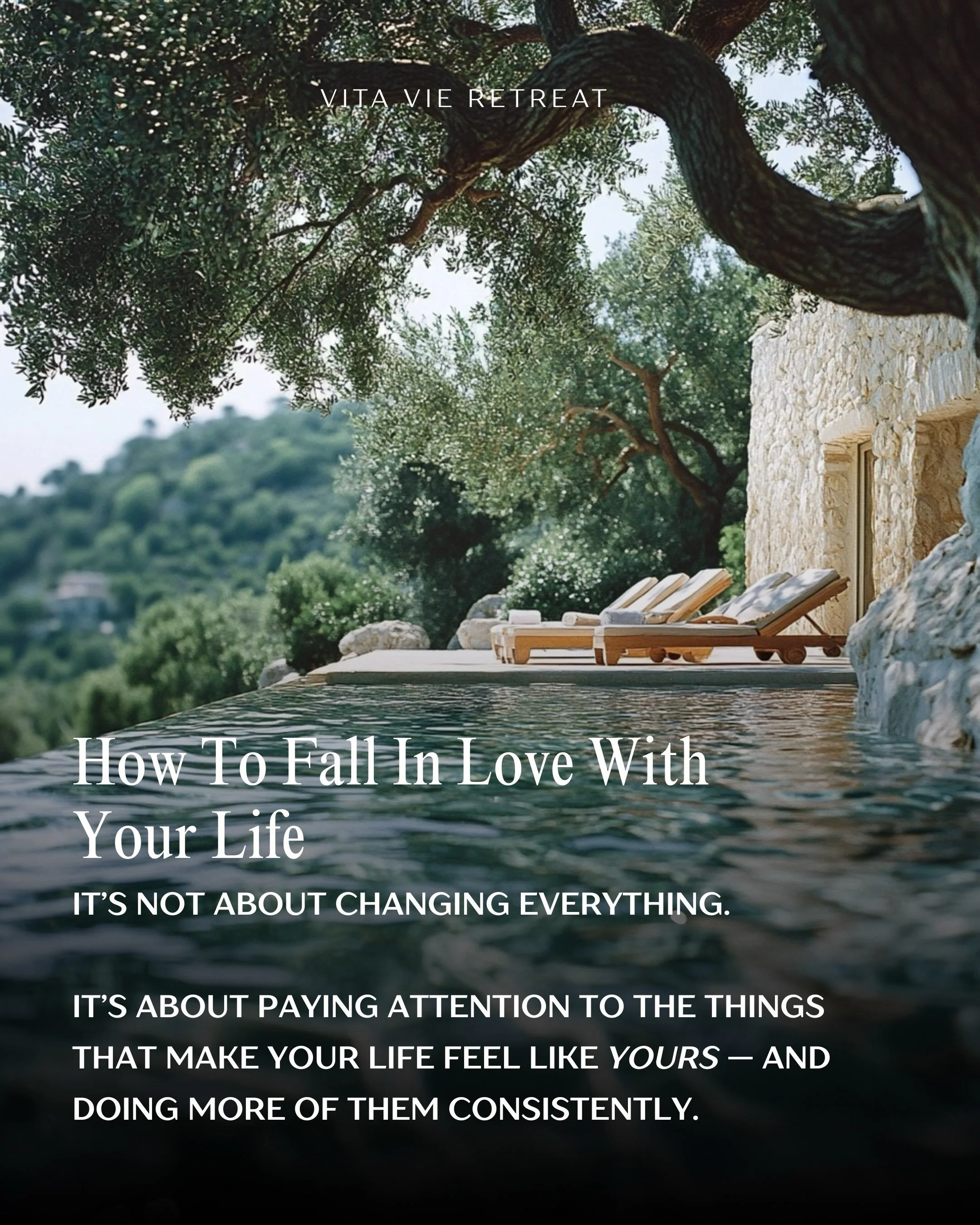 Your life doesn&rsquo;t have to be perfect to be meaningful. You just have to start creating more moments that feel like you. ✨

And you don&rsquo;t need to change everything to feel differently about where you&rsquo;re at in life.

Sometimes it star