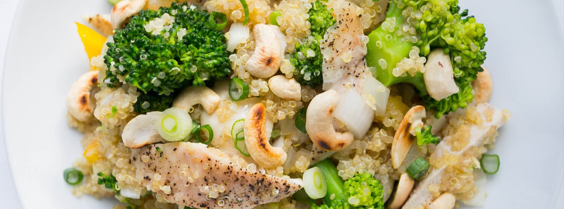 Chicken Stir-Fry With Broccoli and Toasted Cashews (400 Calories • 24g Protein)