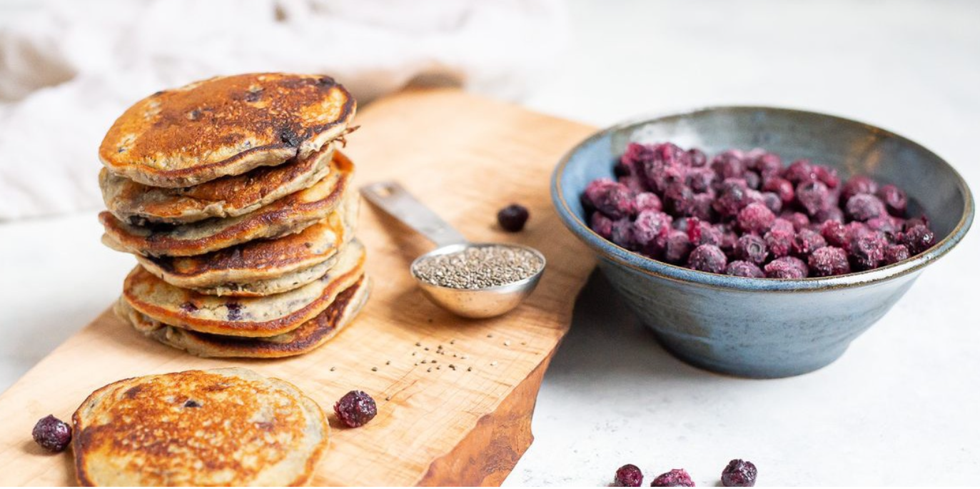 Blueberry Chia Pancakes (Simple, Nourishing and Naturally Sweet)