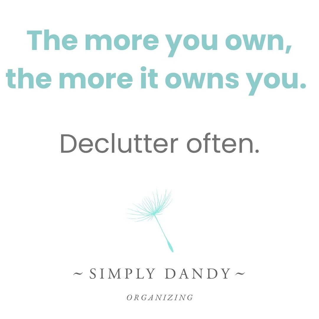 Decluttering doesn&rsquo;t have to be spooky. 👻 We&rsquo;ll guide you through it and take care of the donations, too.

Visit our website or call 432-363-5411

#declutter #organize #unpack #donate #simplydandyorganizing #simplydandy #professionalhome