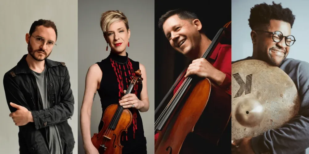 Photo of the members of the Ritual Being project with Pascal Le Boeuf, performing in September with Steeple Concerts in Westfield, NJ