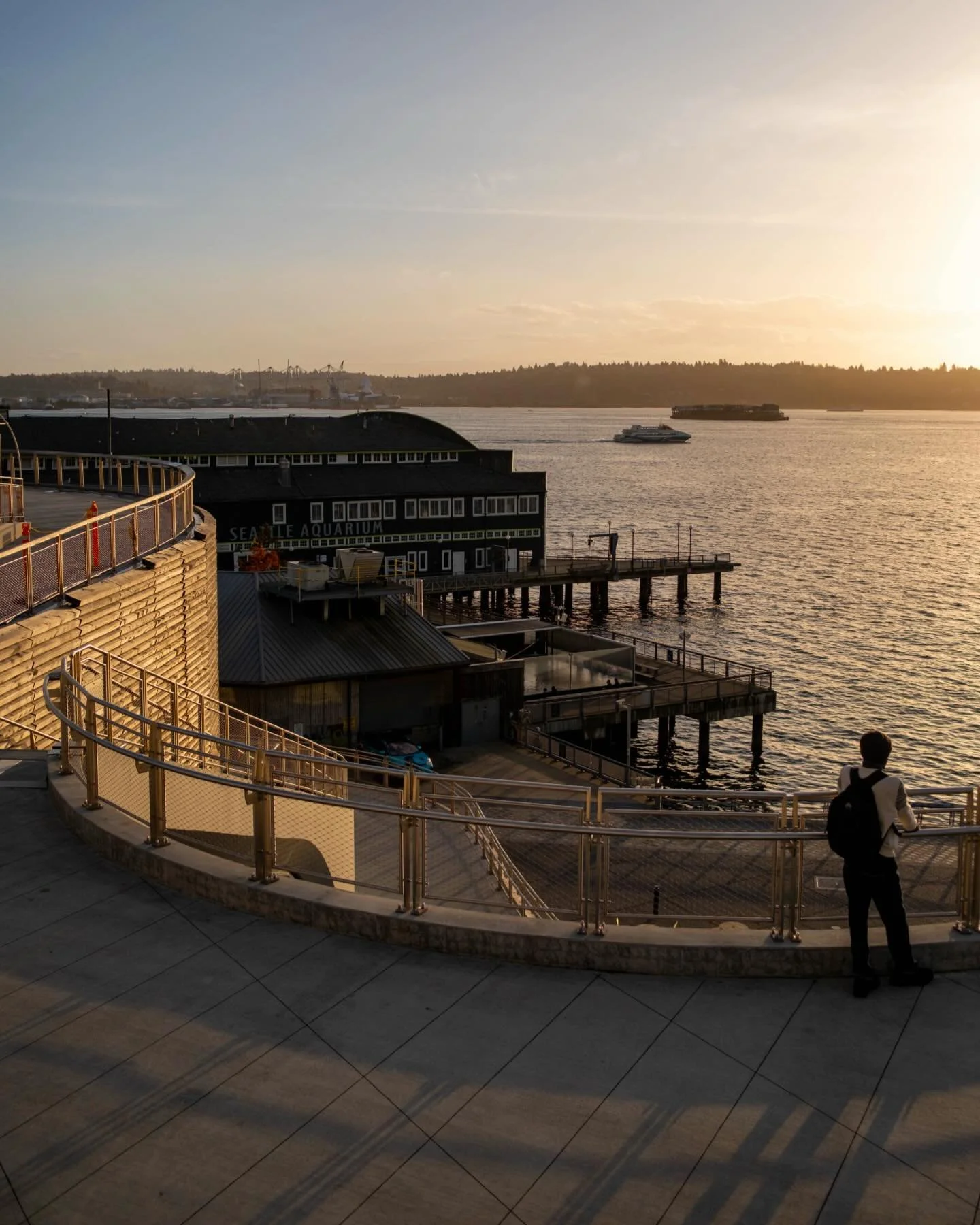 West coast sunsets are something else. 

#travelogue #seattlesunset