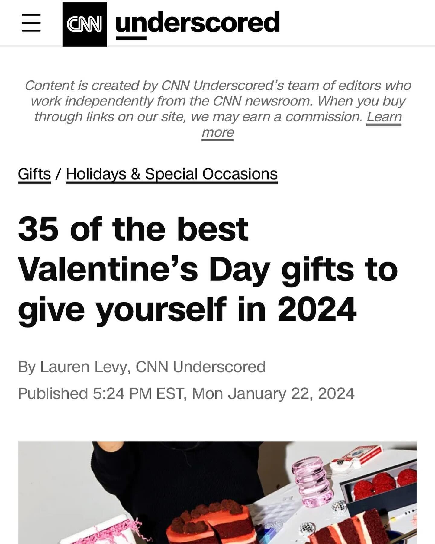 Valentine&rsquo;s Day will be here before you know it! Listen to Lauren Levy @cnnunderscored and show yourself some love and appreciation by indulging in our Secret Single Behavior Bar. 

Full Valentine&rsquo;s Day Roundup below: 
https://streaklinks