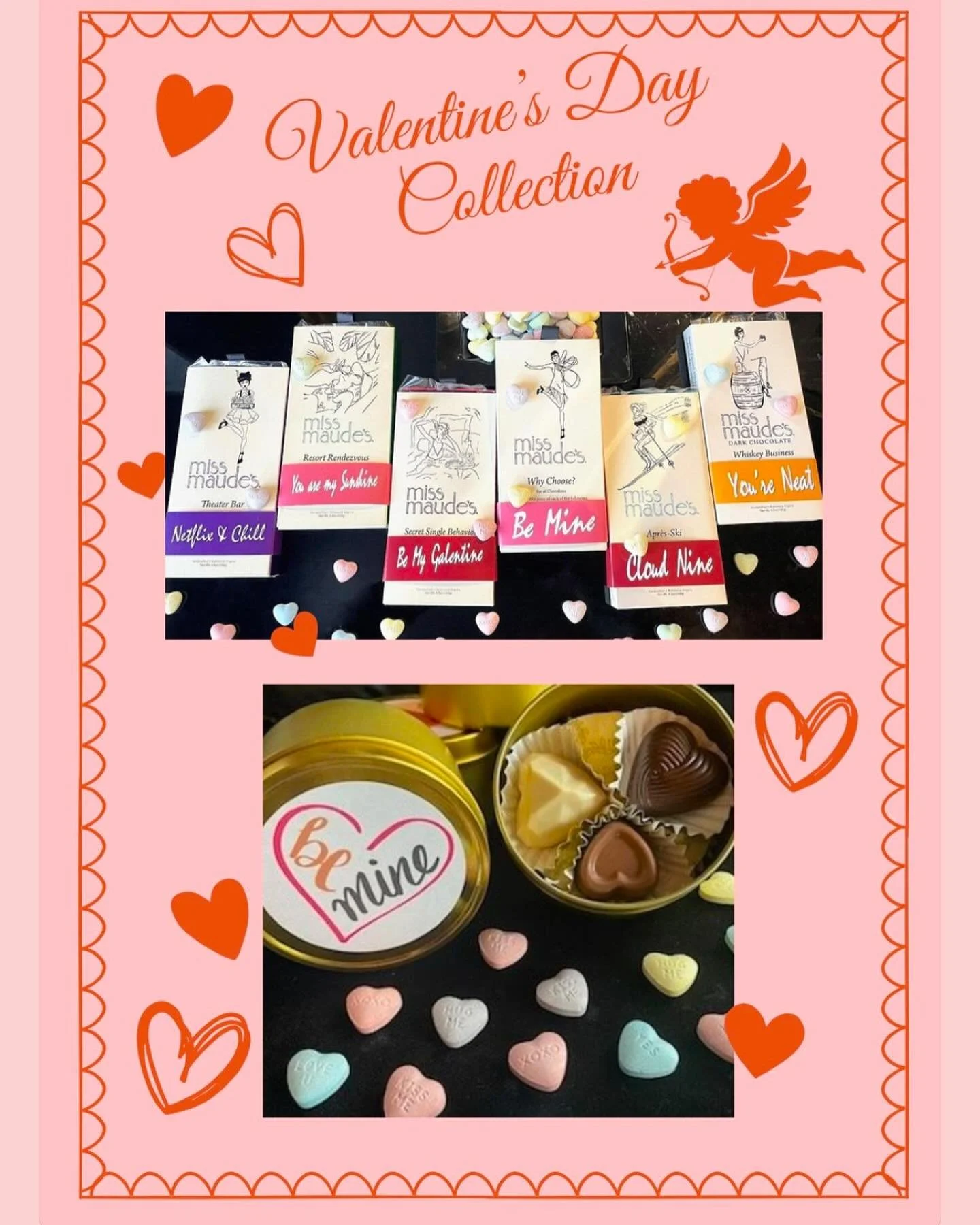My dearest dahlings, Personalize a chocolate treat for your favorite Galentine or Valentine with my conversation heart wraps. And don&rsquo;t forget to add some limited edition truffles.

XXX~Miss Maude
*
*
*⠀⠀
*⠀⠀ 
*⠀⠀
*⠀⠀
⠀
 #Galentines #Valentines