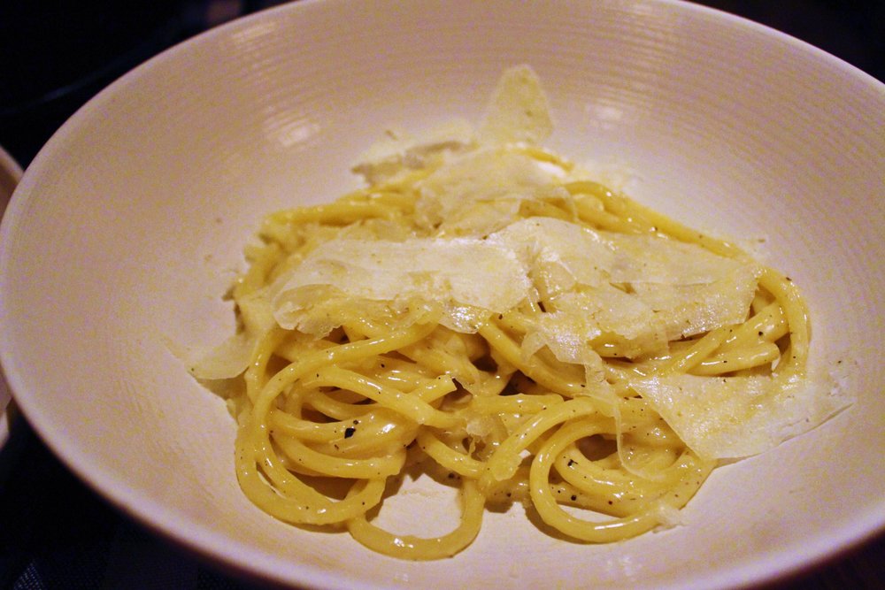 Bucatini Cacio e Pepe at Upland