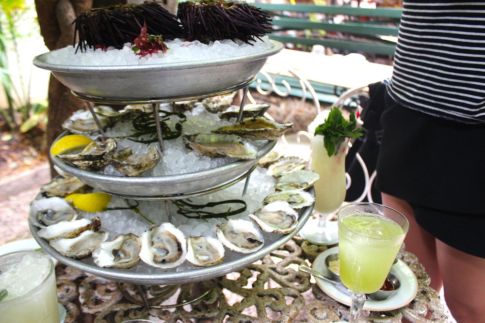 Oysters, Uni, and Absinthe at Maison Premiere